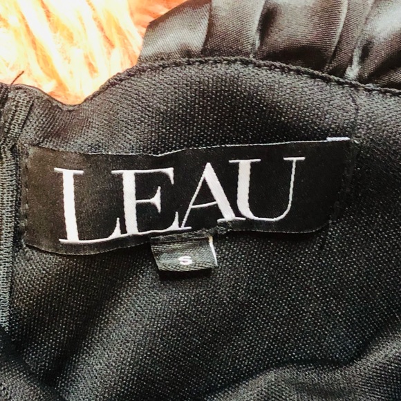 LEAU DIVINE SATIN CORSET DRESS - BLACK, SIZE SMALL - Picture 5 of 7